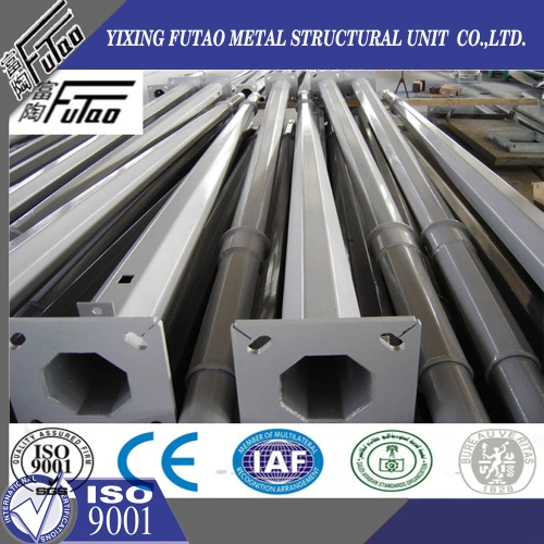 Galvanized street light hot sale pole